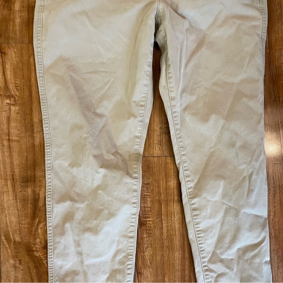 EDDIE BAUER Women’s Tan Khaki Pants Slim High Rise Size 8 - Picture 4 of 12